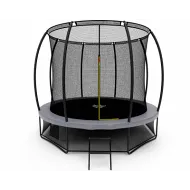 Батут Triumph Nord премиальный 305 см двухцветный серый/оранжевый с лестницей